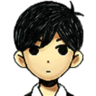 😐 Sunny OMORI omori, sunny, ตัวละคร, วิดีโอเกม, เด็กผู้ชาย telegram sticker