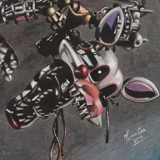 🌟 Mangle Five Nights at Freddy's FNAF, animatronic, horror game, monster, Mangle telegram sticker