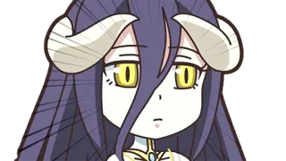 Albedo (Overlord) telegram stickers