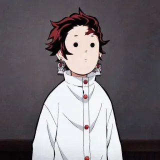😶 Tanjiro Kamado Demon Slayer Anime, Demon Slayer, Tanjiro, Manga, Schattig, Grappig telegram sticker