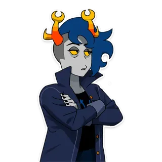 😐 Аниме, Наклейка, Персонаж, Мультфильм, Манга, Фэнтези telegram sticker