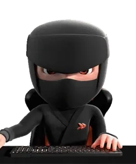 🎈 Ninja, Gaming, Avatar, Personaggio, Online telegram sticker