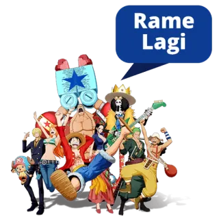 One Piece by @arvazacky telegram stickers