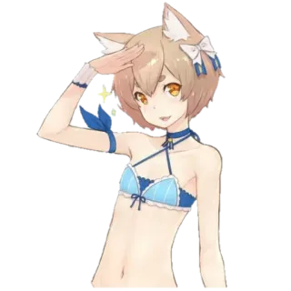 😊 Felix Argyle Anime, Catgirl, Carino, Trap, Personaggio anime telegram sticker