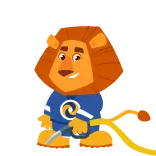 🫧 cartoon, lion, superhero, character whatsapp sticker