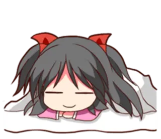 💤 Anime, Mädchen, Schlafend, Süß, Kawaii telegram sticker