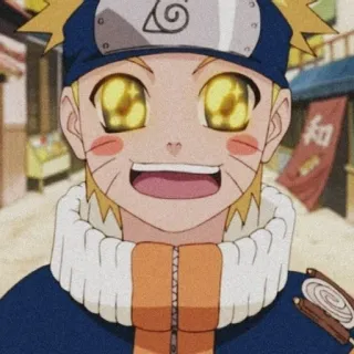 🤩 Naruto Uzumaki Naruto アニメ, 漫画, 面白い, 楽しい, 幸せ, 忍者, マンガ telegram sticker