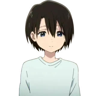 😕 anime, personaje, dibujos animados whatsapp sticker
