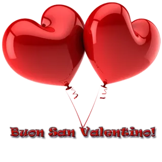 🎈 Buen San Valentine! сердце, любовь, день святого Валентина, валентин, красный telegram sticker