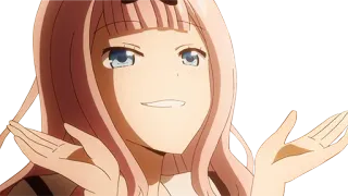 🤷‍♀️ Chika Fujiwara Kaguya-sama: Love Is War Anime, Chika, Kaguya-sama, Love is War, Charakter, Manga, Lustig telegram sticker