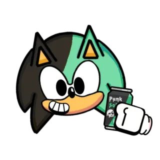 🧃 Punk Soda cartoon, soda, drink, punk, beverage telegram sticker