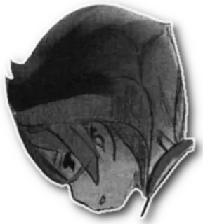 🔘 anime, manga, drawing, portrait, face whatsapp sticker