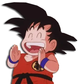 👏 Goku Dragon Ball 动漫, 小孩, 龙珠, 悟空, 快乐 telegram sticker