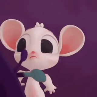 🐭 mysz, słodki, kreskówka, zwierzę whatsapp sticker
