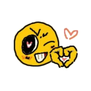 😘 Emoji, Amore, Cuore, Carino, Kawaii, Cartone animato telegram sticker