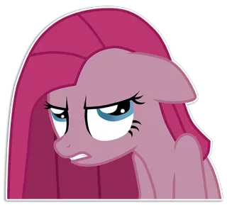 🦄 Pinkie Pie My Little Pony Pony, Dibujos animados, Pinkie Pie, Animación, Sticker telegram sticker