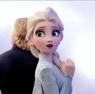 👾 Elsa Frozen Elsa, Frozen, Disney, personaje de dibujos animados, animación telegram sticker