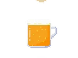 🍺 beer, drink, pixel art, alcohol whatsapp sticker