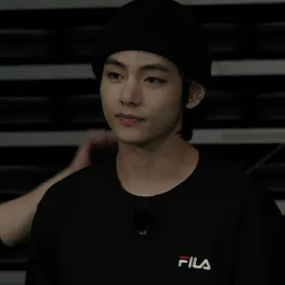 🎲 FILA fashion, clothing, portrait, celebrity, kpop, singer, male telegram sticker