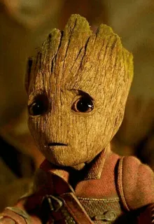 🌴 Groot Guardians of the Galaxy Groot, Marvel, Vệ binh dải Ngân Hà, nhân vật, cây, dễ thương telegram sticker