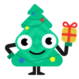 🎄 natale, albero, regalo, regalo, vacanza, festivo telegram sticker