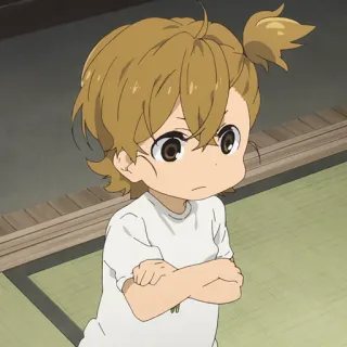 🍭 Аниме, Ребенок, Мультфильм, Иллюстрация, Персонаж, Милый telegram sticker
