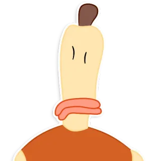 😕 卡通, 角色, 动画, 贴纸 whatsapp sticker