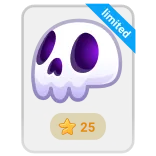 🎁 limited naklejka, czaszka, kreskówka, limitowany whatsapp sticker