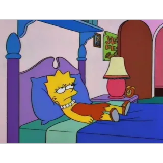 😞 Lisa Simpson The Simpsons cartoon, Lisa, Simpsons, character, animation telegram sticker