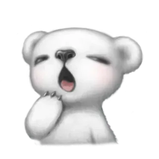 😧 polar bear telegram sticker