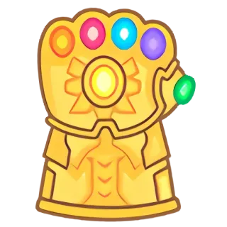🦇 Thanos Marvel Cinematic Universe whatsapp sticker