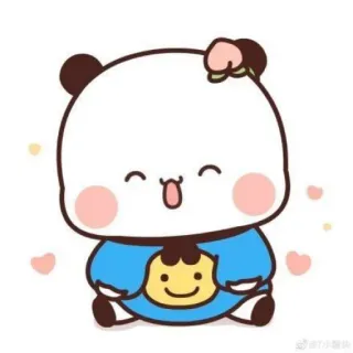 👩‍🚀 panda, cute, cartoon, kawaii, animal telegram sticker