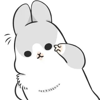 ✳️ kelinci, lucu, binatang, bunny, kawaii, stiker telegram sticker