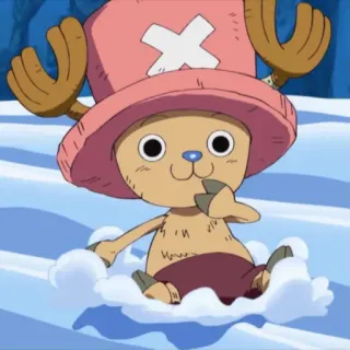 🤭 Tony Tony Chopper One Piece Anime, Manga, Chopper, One Piece, Renne, Mignon telegram sticker