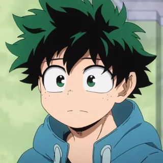 🥦 Izuku Midoriya My Hero Academia anime, my hero academia, izuku midoriya, deku, shonen, manga, hero telegram sticker