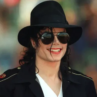😄 Michael Jackson 歌手, 流行明星, 音乐, 表演者, 名人 telegram sticker