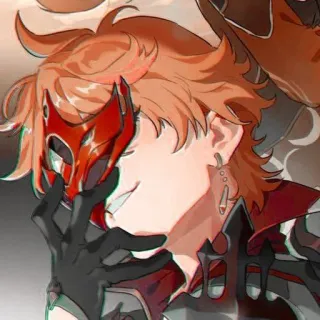 ✨ Tartaglia Genshin Impact Anime, Genshin Impact, Tartaglia, Childe, Jeu, Personnage whatsapp sticker