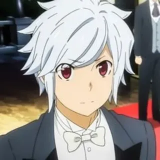 🗻 Bell Cranel Is It Wrong to Try to Pick Up Girls in a Dungeon? Anime, Bell Cranel, Dungeon, Fantasy, Capelli bianchi, Occhi rossi telegram sticker