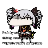 ©️ Pack by @HKyouma
Gifs by @seseren_kr
@KyouinArchive for updates telegram sticker