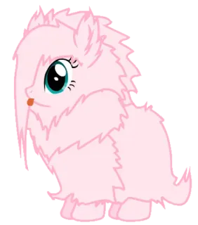 🤯 pony, pink, animal, cute, fluffy telegram sticker