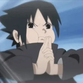 💙 Sasuke Naruto Anime, Naruto, Sasuke, Uchiha, Manga, Ninja, Phim hoạt hình, Sticker telegram sticker