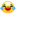 😂 emoji, rire, larmes, joie, poussin, oiseau, heureux telegram sticker