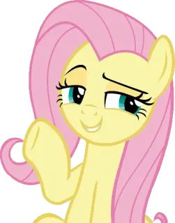 😉 Fluttershy My Little Pony Fluttershy, My Little Pony, cartoon, friendship, pony, animal, equine, horse telegram sticker