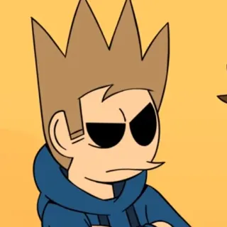 😒 Tom Eddsworld แอนิเมชั่น, การ์ตูน, ตัวละคร, โกรธ whatsapp sticker