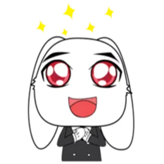 😌 动漫, 卡通, 可爱, 贴纸, 卡哇伊, 角色 whatsapp sticker