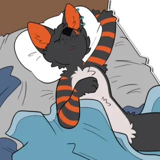 🛏 furry telegram sticker