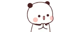 🍼 Panda, Fofo, Animal, Desenho animado, Kawaii telegram sticker
