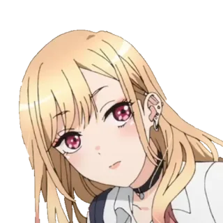 😗 Marin Kitagawa My Dress-Up Darling Anime, Gadis, Pirang, Lucu, Marin Kitagawa, My Dress-Up Darling telegram sticker