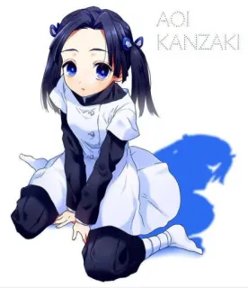 😊 Aoi Kanzaki AOI KANZAKI Anime, Personagem, Fanart telegram sticker