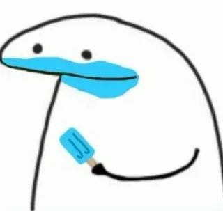 📈 picolé, boneco palito, florkofcows, azul, sorvete telegram sticker